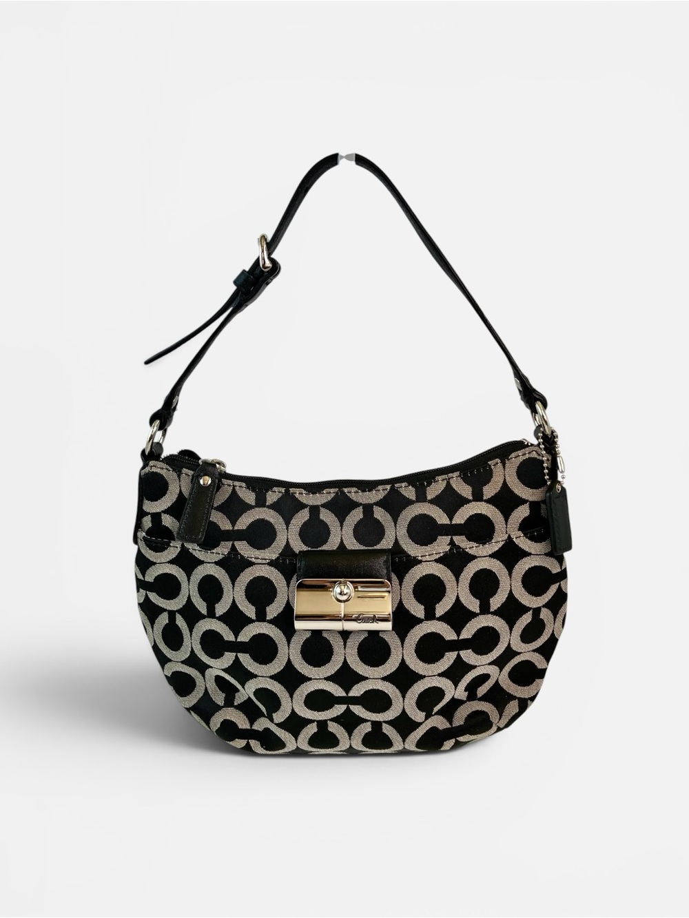 Coach Signature C Print Canvas Shoulder Bag